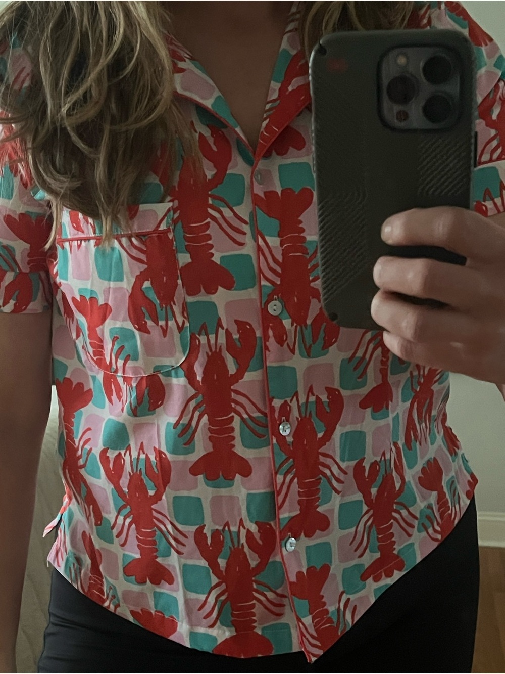 Cape Cod Lobster Festival S/S Pajama Top size small 🦞